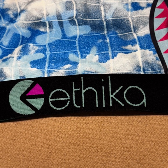Ethika Blue and Pink Tie-Dye Sports Bra - Picture 2 of 5